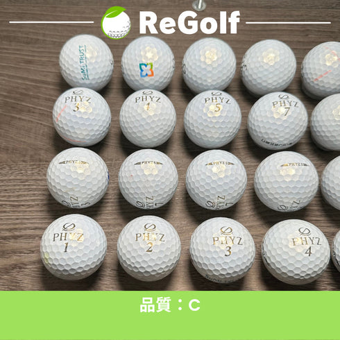 【中古】 ロストボール ブリヂストン PHYZ ファイズ ファイブ 5 パール 20球 Cランク ゴルフボール リゴルフ